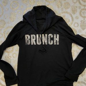 Black “brunch” sweatshirt
